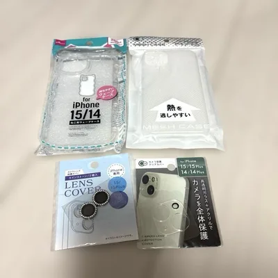 iPhone 14ケース カメラ保護 セット