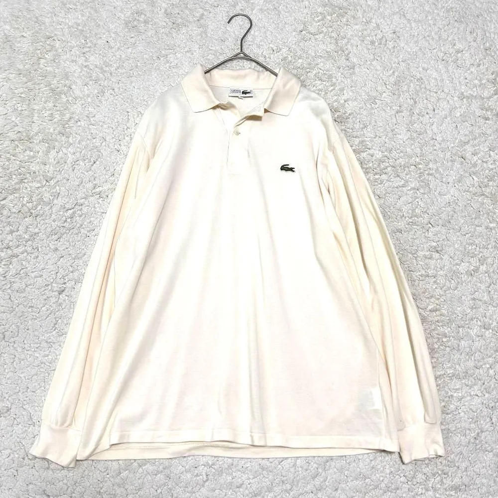 CHEMISE LACOSTE シュミーズラコステ 刺繍ロゴ 長袖ポロシャツ