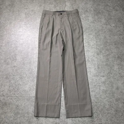 パーリーゲイツ 千鳥格子柄 スラックス ウール混 M
