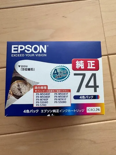 EPSON 純正インクカートリッジ IC4CL74 4色パック