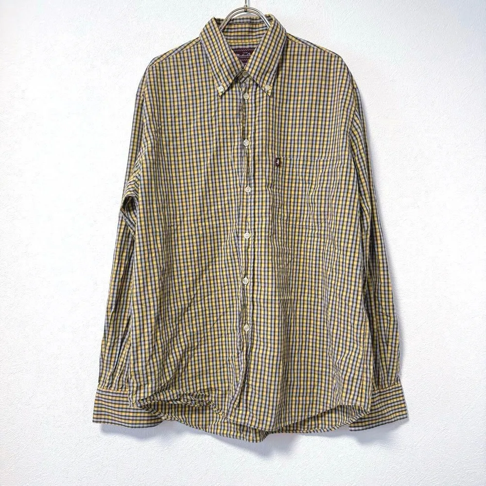 90s Marlboro Classics XL BDシャツ 長袖 チェック