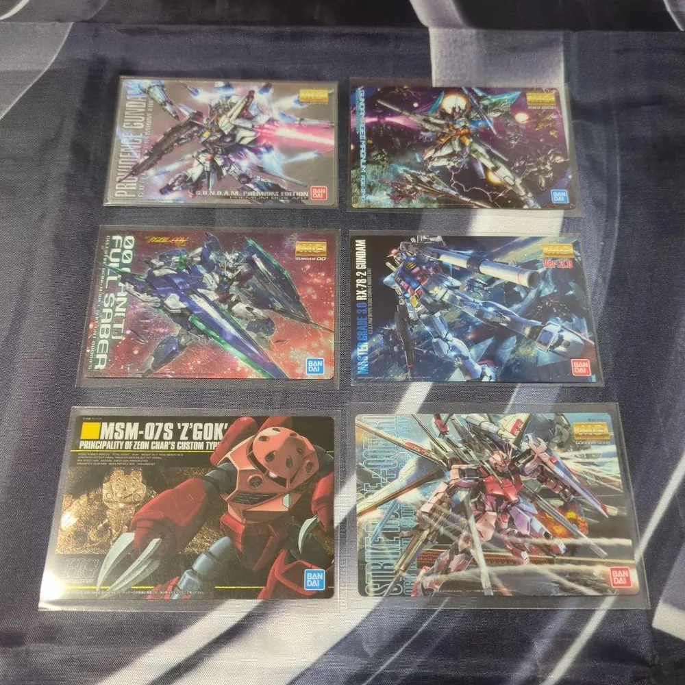 GUNDAM ガンダム ガンプラパッケージアート 6枚セット