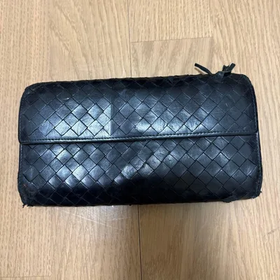 ボッテガヴェネタ 長財布 ブラック イントレチャート ジャンク品