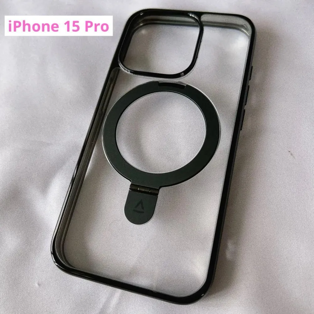 ☆ iPhone 15 Pro 用 ケース チタニウムリング付き