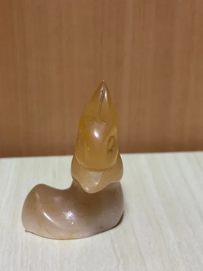 希少 ソ連製 ヴィンテージ 天然石 うさぎ 置物 レトロ オブジェ USSR