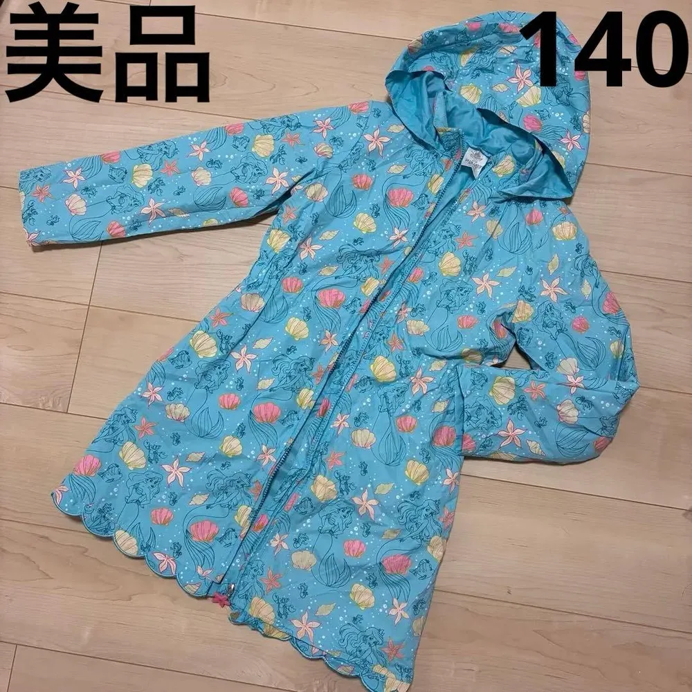 Disney Store リトルマーメイド コート 140cm 美品 アリエル
