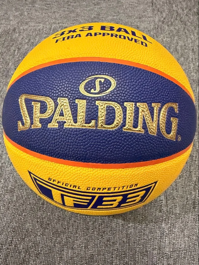 【美品新品未使用】SPALDING TF33 オフィシャルゲームボール