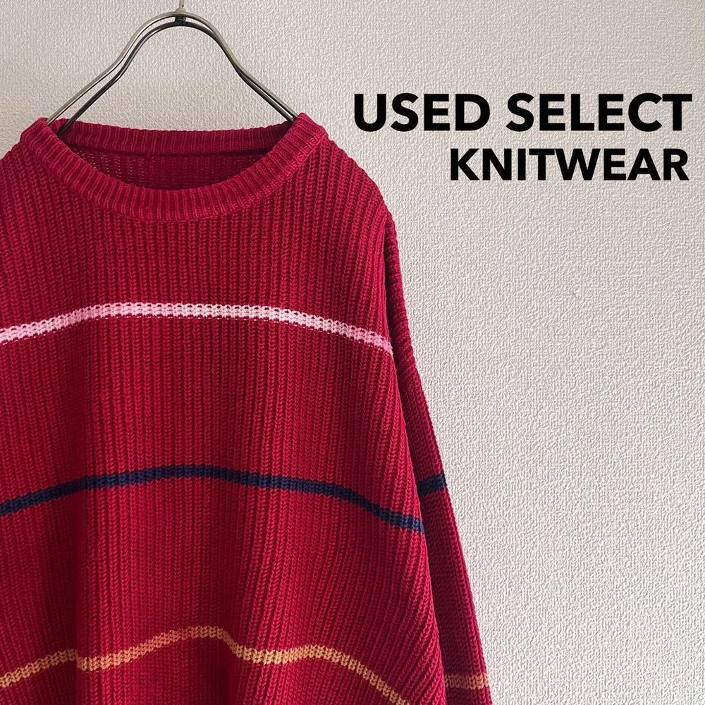 古着 Vintage Crewneck Rib Sweater