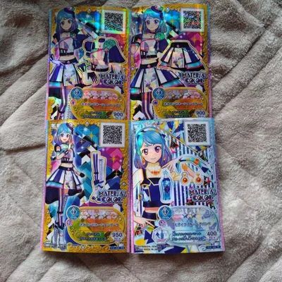 アイカツ カード MATERIAL COLOR 4枚セット