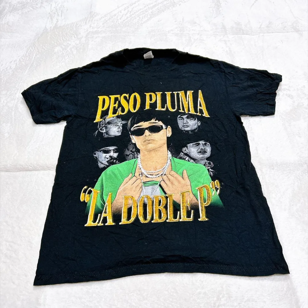 フルーツオブザルーム Tシャツ クルーネック 半袖 プリント S 黒 綿 ライブ