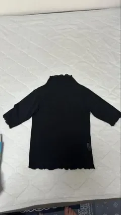 メロウ加工 シアーカットソー ブラック