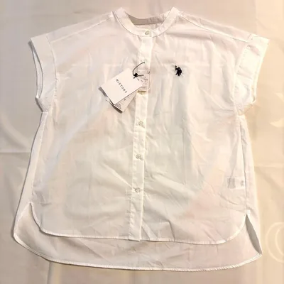 新品タグ付き U.S. POLO ASSN. 半袖シャツ ホワイト L