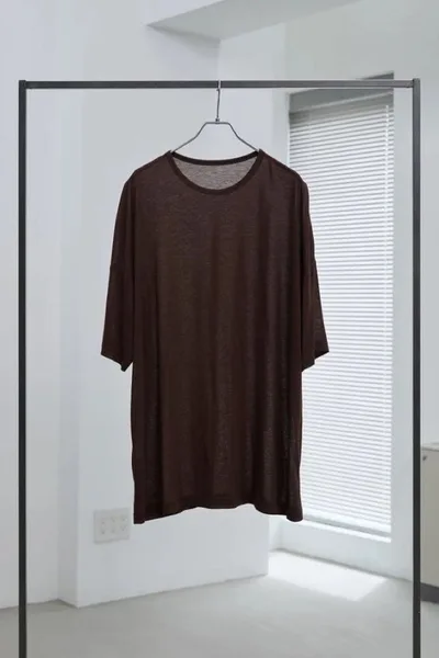 PRY LAYERED SHEER T-SHIRT BROWN サイズ0