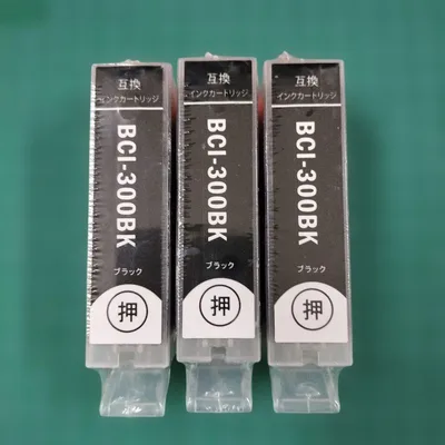 互換インクカートリッジ BCI-300BK ブラック 3本セット
