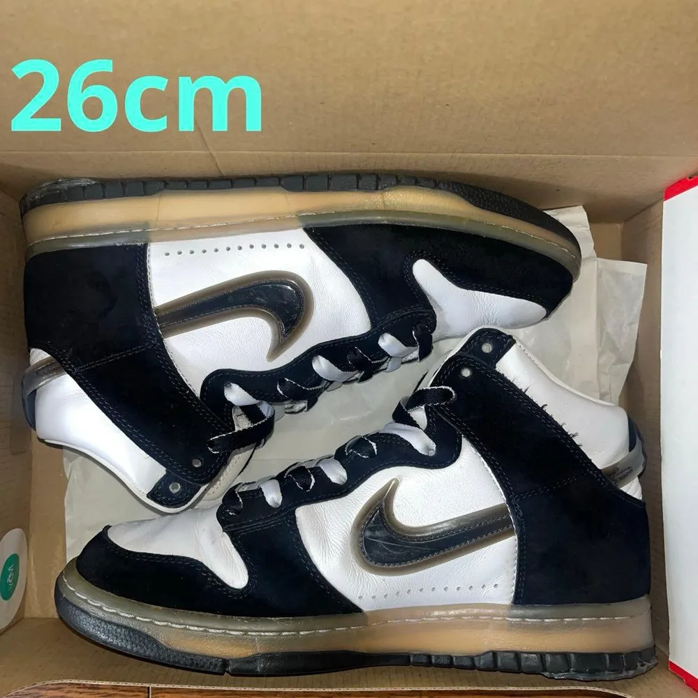 SLAM JAM × DUNK HIGH WHITE/CLEAR-BLACK