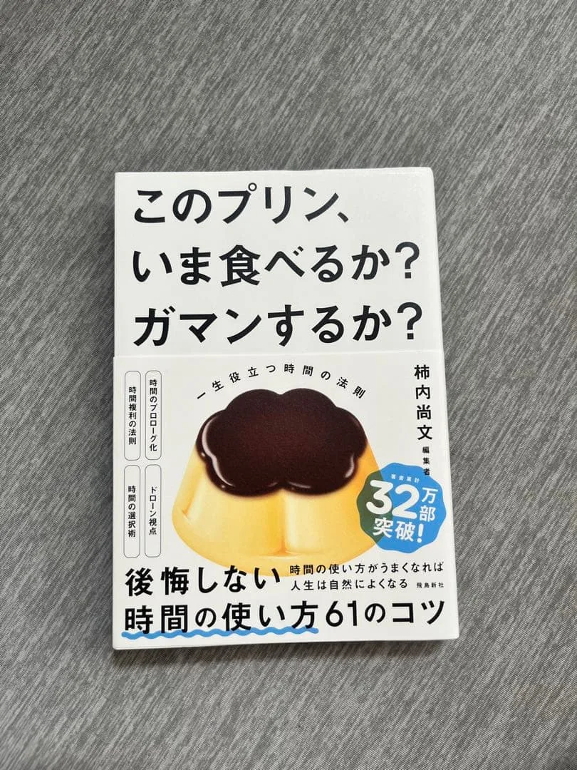 美品 このプリン、いま食べるか?ガマンするか? 柿内尚文 自己啓発本