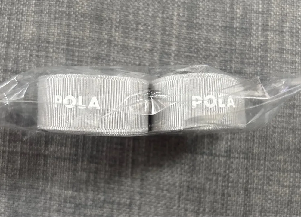 POLA ロゴ入り リボン 2個セット