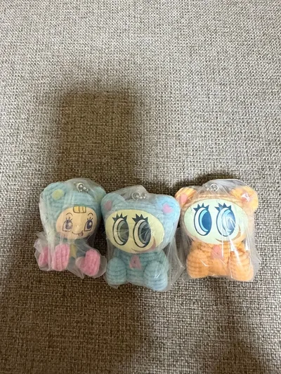 ぬいぐるみ ミニチャーム ガチャ 3個セット