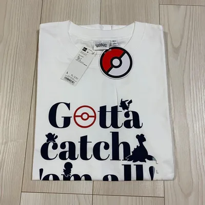 GU ポケモン グラフィックTシャツ ホワイト Lサイズ 新品タグ付き 半袖 白