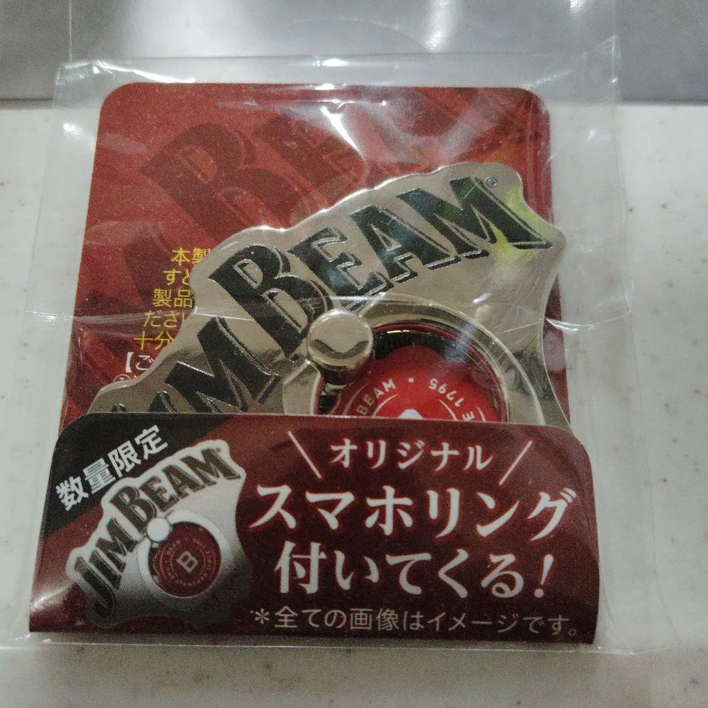 JIM BEAM オリジナル スマホリング