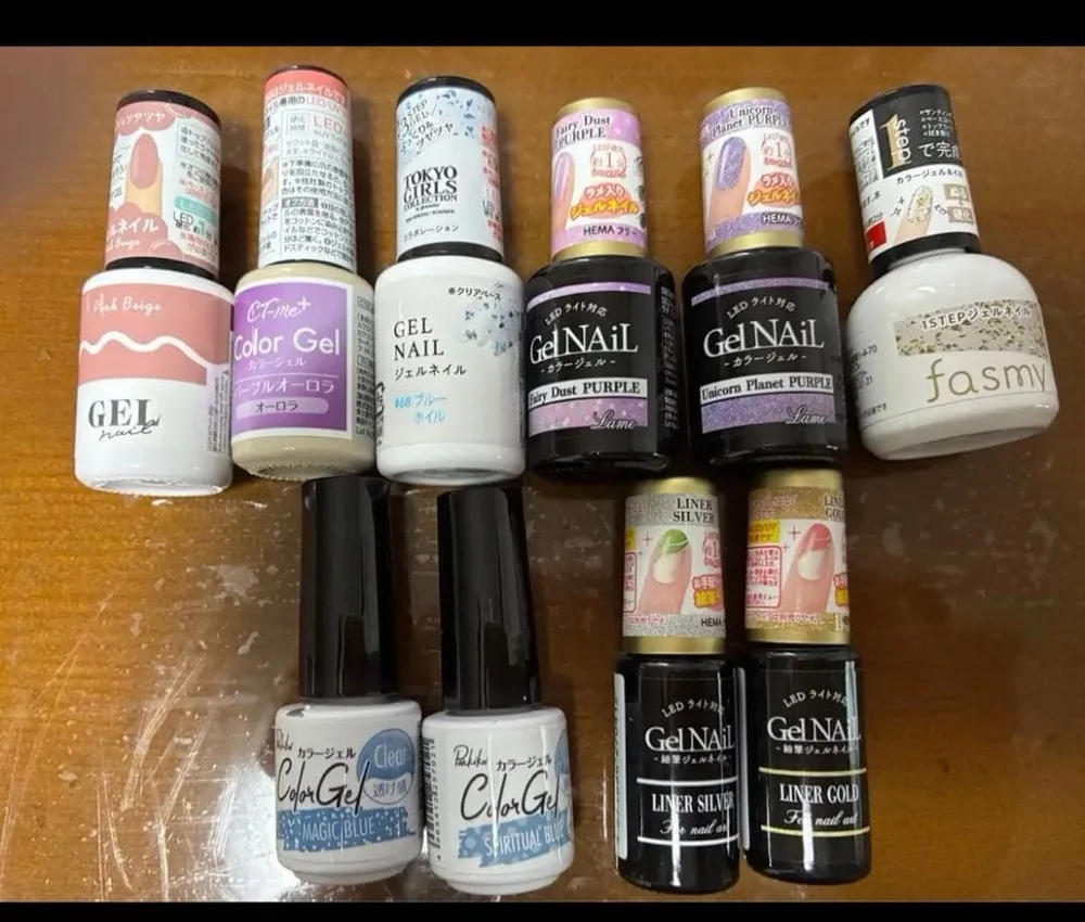 ジェルネイル カラージェル 10本セット