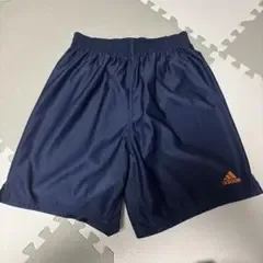adidas サッカー ハーフパンツ ネイビー Mサイズ 使用感少なめ 日本製