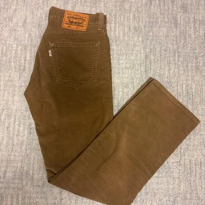 Levi's 505 コーデュロイパンツ ブラウン W28 L32