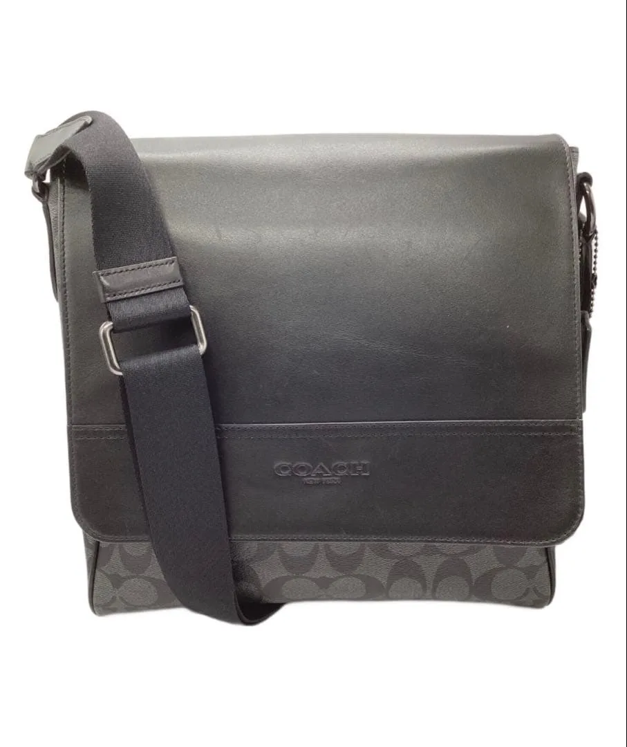 COACH ショルダーバッグ ブラック大容量