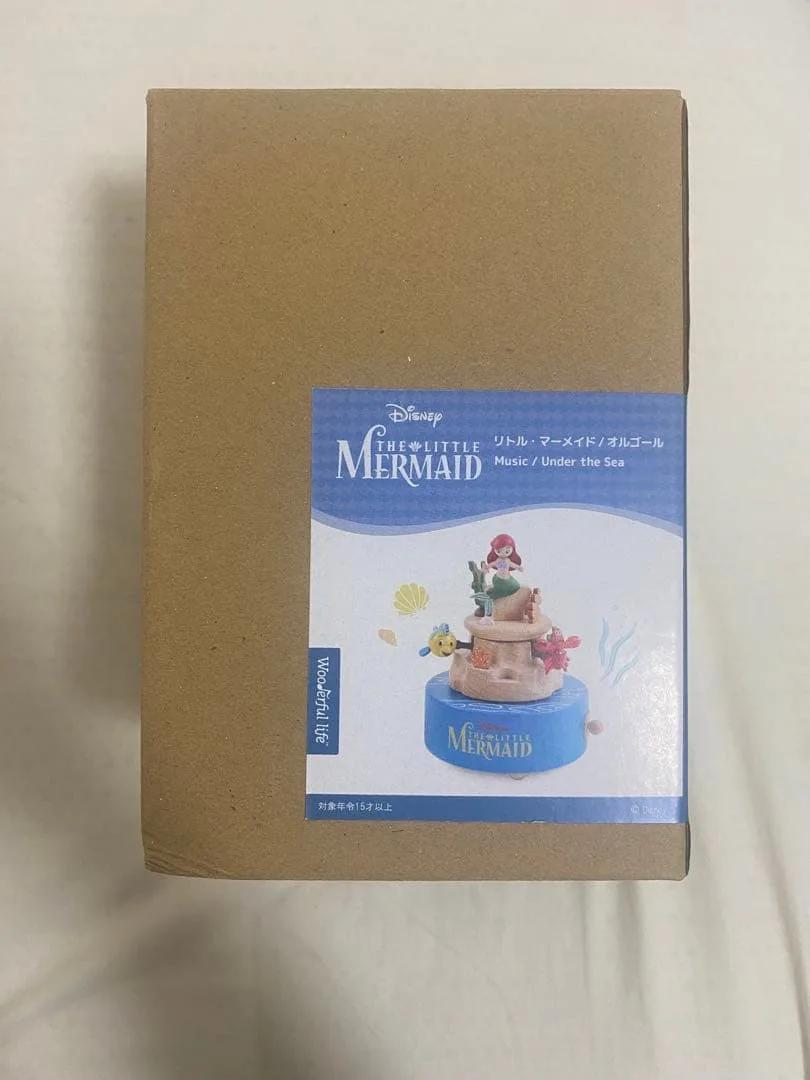 リトルマーメイド 木製 オルゴール アリエル