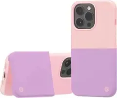 J250418 campino iPhone 13Proケース ピンク×パープル