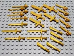【LEGO】レゴ 剣 アクセリー 25個セット (MP016)