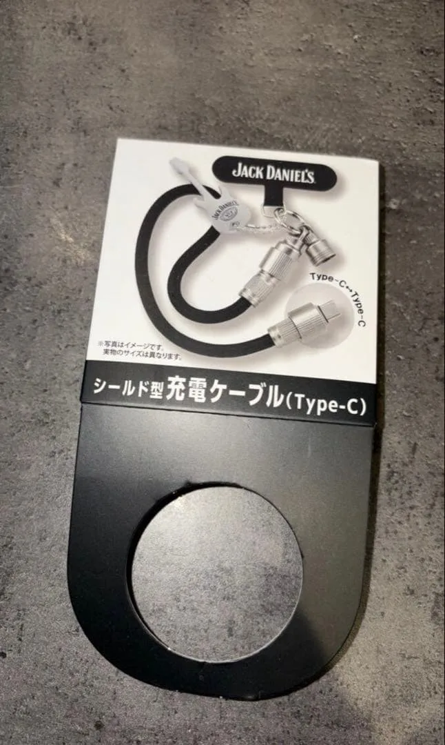 JACK DANIEL'S シールド型充電ケーブル (Type-C) 非売品