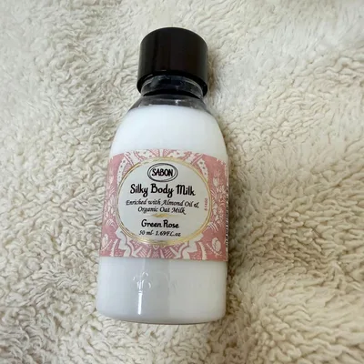 新品未使用SABON シルキーボディミルク グリーンローズ