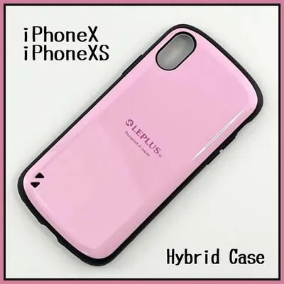 iPhone X 耐衝撃ハイブリッドケース「PALLET」 ピンク 2