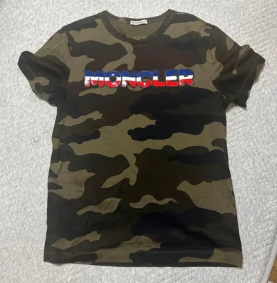 美品 MONCLER モンクレール カモフラージュ Tシャツ