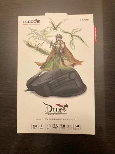 ELECOM DUX MMOゲーミングマウス M-DUX30BK ブラック 新品