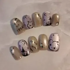 ☆現品限り☆ハロウィン ネイルチップ 10本セット♪