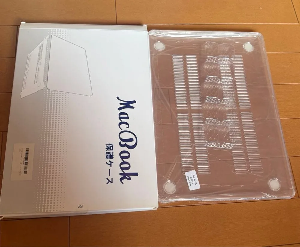 MacBook Air 15インチ(A2941) クリアハードシェル保護ケース