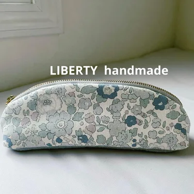 リバティ ハンドメイド ポーチ ベッツィ 帆布 ペンケース