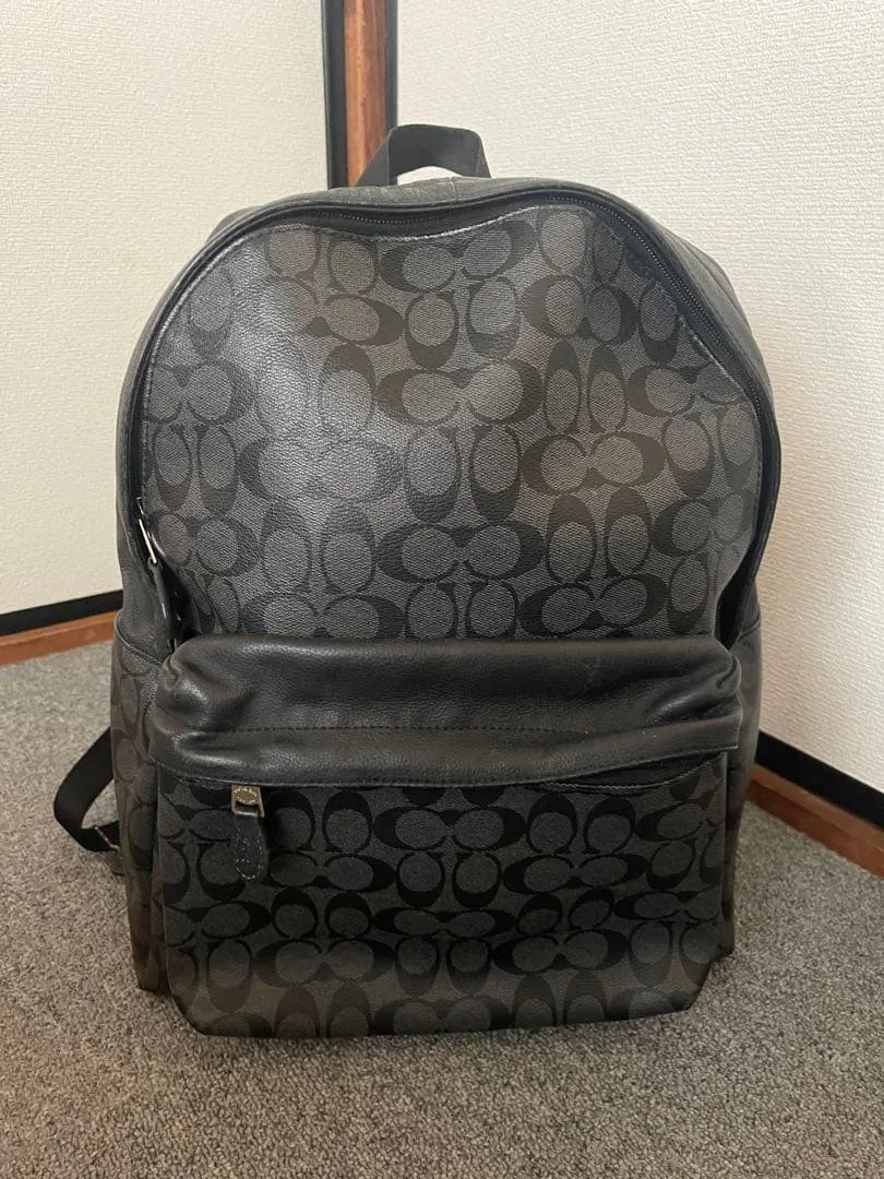 COACH シグネチャー バックパック リュック ブラック