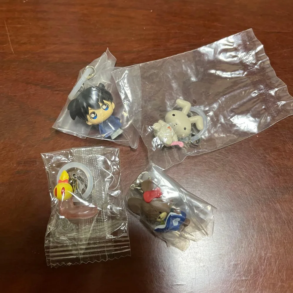 めじるしアクセサリー 4点セット 工藤新一 ジャッキー ネネちゃんのうさぎ