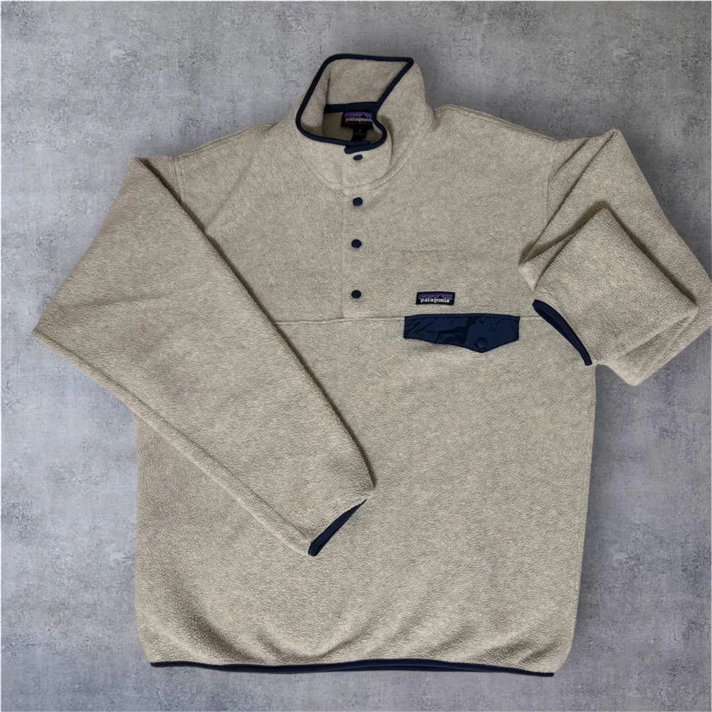 Patagonia パタゴニア シンチラ スナップT フリース ベージュ M