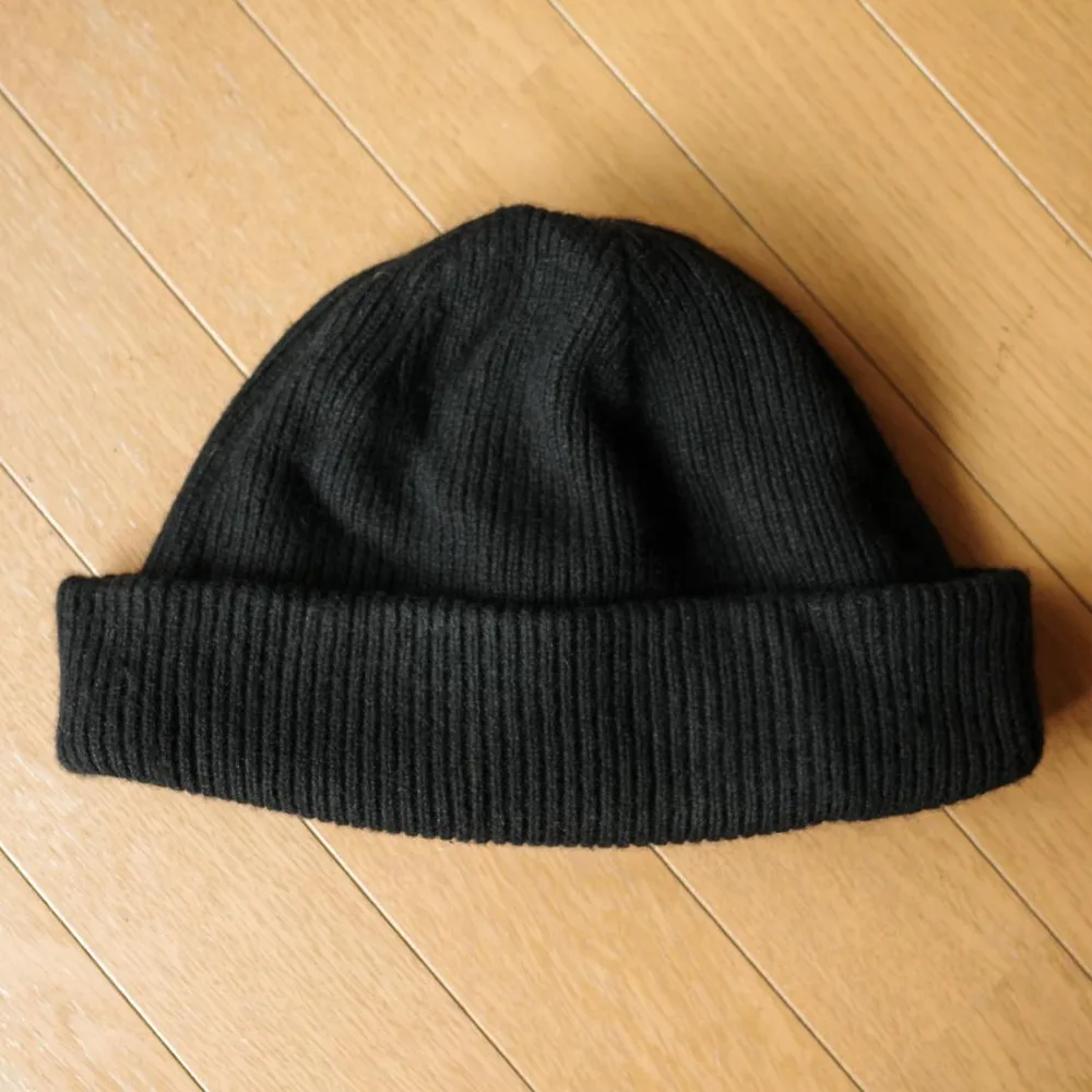 YOKO SAKAMOTO CASHMERE 100% KNIT CAP BK