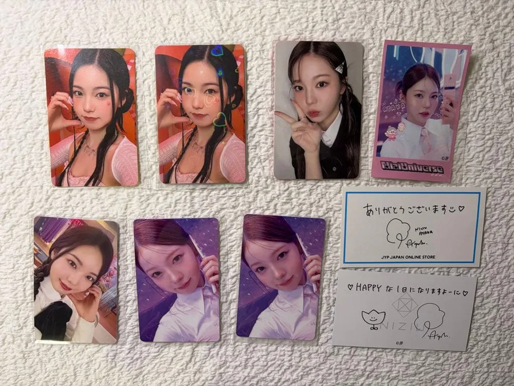 NiziU AYAKA アヤカ フォトカード メッセージカード9枚セット