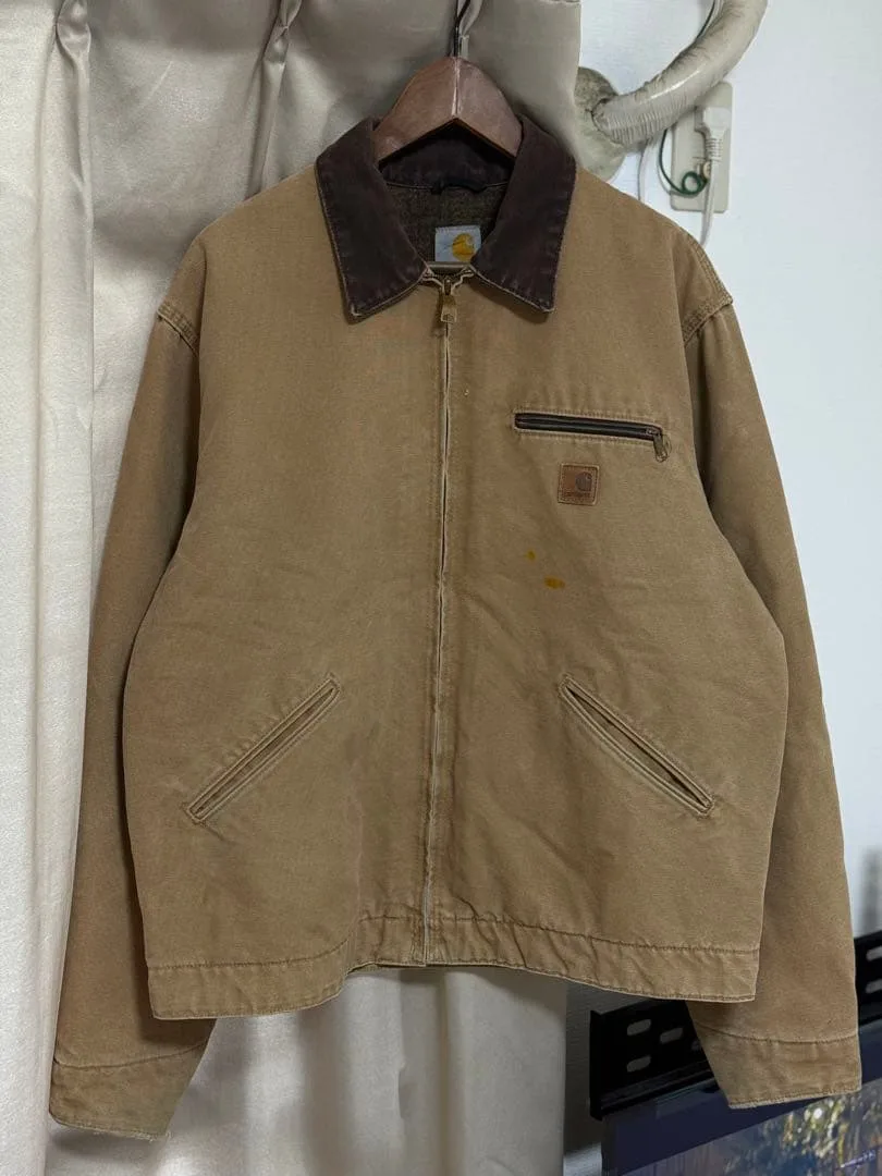 Carhartt ダック地 ワークジャケット ブラウン