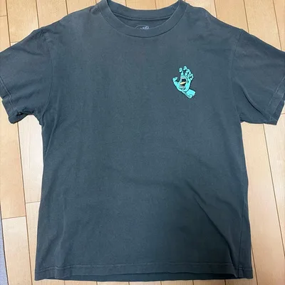 SANTA CRUZ スクリーミングハンド Tシャツ チャコール M