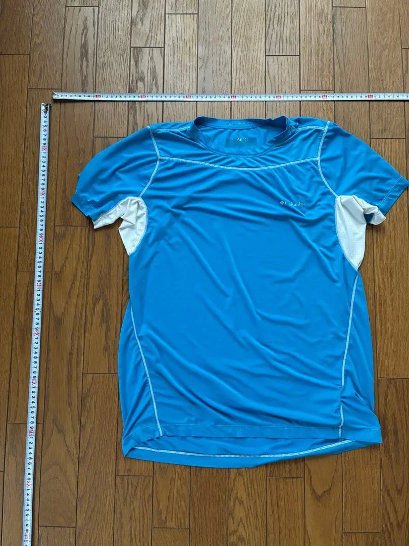 コロンビア オムニフリーズゼロ 半袖 Tシャツ L相当 ターコイズブルー