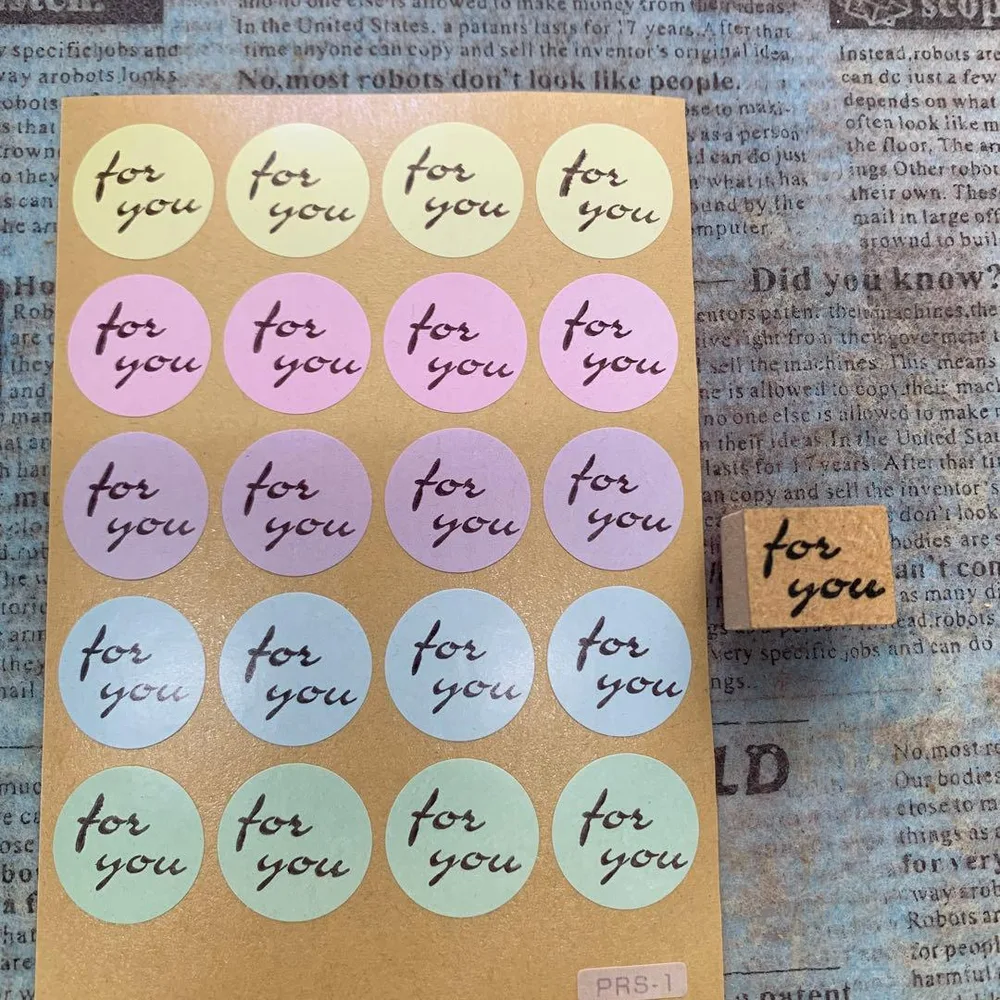 ✩.*˚【for you】2段*②✩.*˚スタンプ はんこ
