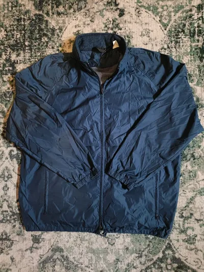【希少80s USA製】ウールリッチ 紺タグ ナイロンジャケット ネイビー XL
