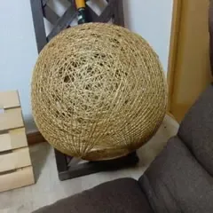ランプシェード 球体 麻紐風